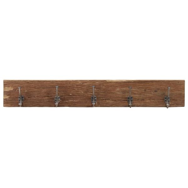 vidaXL Hall Hanger Natural Wood Solid Reclaimed Wood Medium