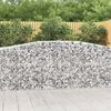 vidaXL Gabion Basket Set of 10 Silver Galvanized iron Extra Large
