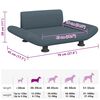 vidaXL Dog Bed Dark Grey 70x45 x 11.0 " Fabric