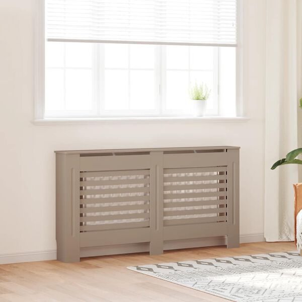 vidaXL Radiator Cover 59.8"x7.5"x32.1" MDF