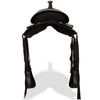 vidaXL Western Horse Saddle Black
