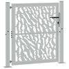 vidaXL Garden Gate 39.4x39.4" Weathering Steel Trace Design