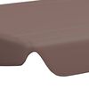 vidaXL Replacement Canopy Brown Polyester with PVC coating A ton of sizes