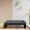 vidaXL Garden Footstool Black, Anthracite Solid pine wood 47.2x31.5 in