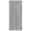 vidaXL Highboard Gray Sonoma 31.5"x16.7"x72.8" Engineered Wood