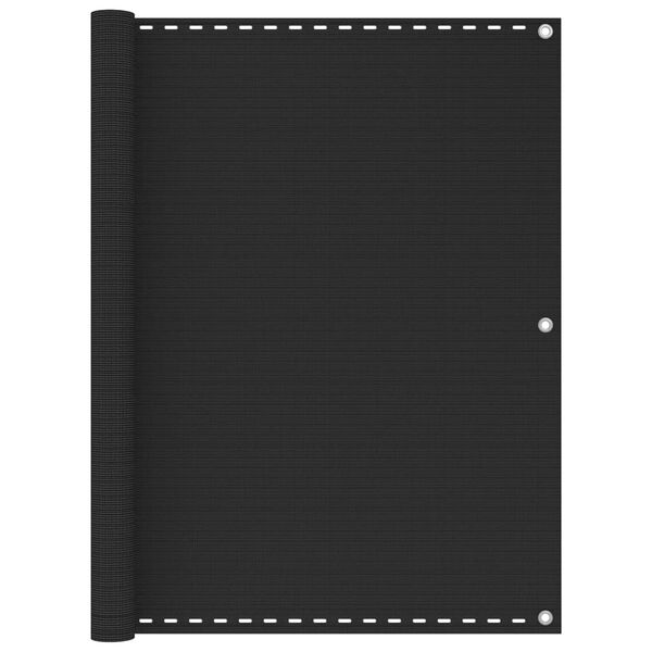 vidaXL Balcony Screen Anthracite 47.2x236.2" HDPE
