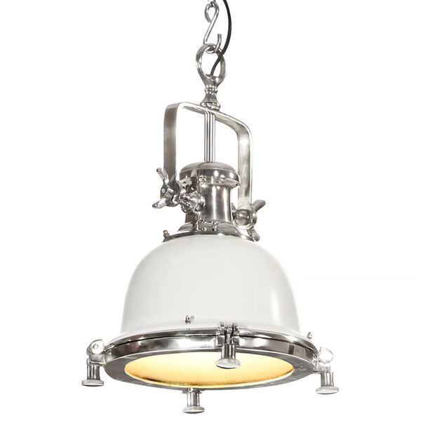 vidaXL Pendant Lighting Silver and White Aluminum