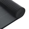 vidaXL Rug Black Bamboo, Polypropylene 27.6 x 196.9 in Area Rug
