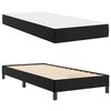 vidaXL Bed Frame with Mattress Black 31.50 x 78.74 in Fabric