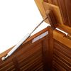 vidaXL Garden Storage Box Natural Solid Acacia wood 59.1 x 19.7 x 22.0 in