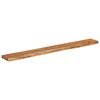vidaXL Wall Shelf Brown Solid Acacia wood 70.9 in x 7.9 in x 1.5 in