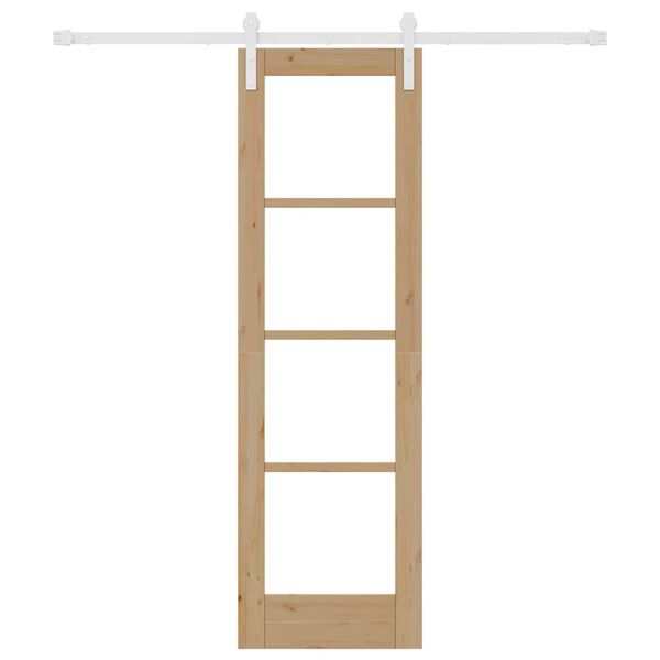 vidaXL Sliding Door ORKDAL Natural 24.02 x 78.15 in