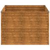 vidaXL Garden Raised Bed 39.4"x39.4"x27.2" Corten Steel