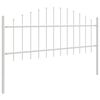 vidaXL Garden Fence White 680 x 75 cm