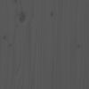 vidaXL Garden Box Set Gray Solid Pine Wood Small to Medium