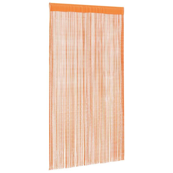 vidaXL String Curtains 2 pcs Orange 55.1x98.4"