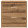 vidaXL Bedside Cabinet Artisan Oak Engineered Wood Medium