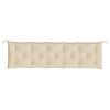 vidaXL Garden Bench Cushion Set of 2 Beige 100% polyester (Oxford fabric)