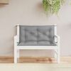 vidaXL Garden Bench Cushion Set of 2 Grey