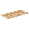 vidaXL Table Top Different Styles Solid mango wood 39.4 x 23.6 in Tough