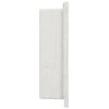 vidaXL Shower Niche Matt White 16.1"x14.2"x3.9"