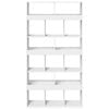 vidaXL Room Divider White Engineered Wood 39.4 in x 13.0 in x 73.8 in