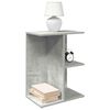 vidaXL Bedside Table Set of 2 Concrete Grey Engineered Wood Bedside Table