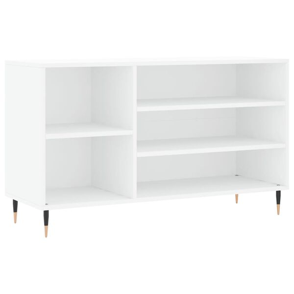 vidaXL Shoe Cabinet White Engineered wood, metal Large Shoe Cabinet