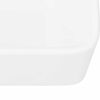vidaXL Wash Basin 15.7x11.8x5.1" Ceramic White