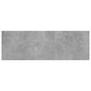 vidaXL Shelf Set of 4 Concrete grey Engineered wood 23.6x7.9x0.6 in