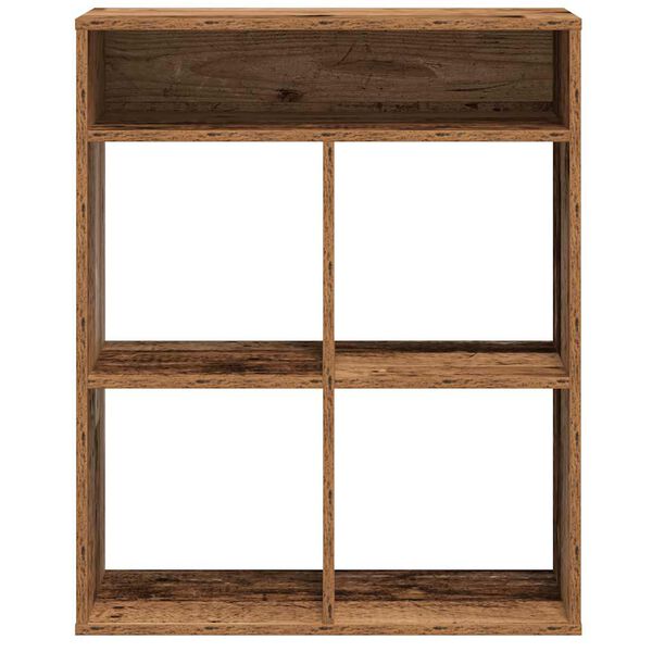 vidaXL Book Cabinet Old wood Engineered wood Medium Shelving