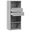 vidaXL Highboard Grey Sonoma Engineered Wood 19.7x16.7x48.8 in Highboard