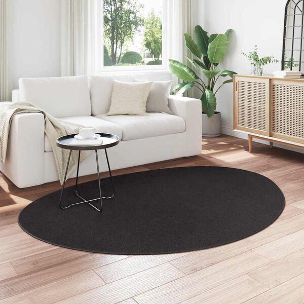 vidaXL Carpet Folding HUARTE Black 55.12 x 78.74 in Polyester