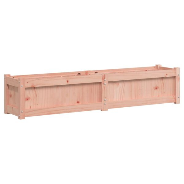 vidaXL Garden Planter Natural Wood Solid Douglas Fir wood Large Sturdy