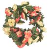 vidaXL Christmas Flower Garland Rose and Champagne