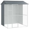 vidaXL Bird Cage Anthracite 84.65 x 82.68 x 97.24 in Galvanised Steel