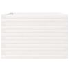 vidaXL Garden Planter White Solid Pine wood 27.6x27.6x18.1 in Durable