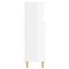 vidaXL Bathroom Cabinet High gloss white