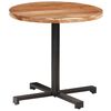 vidaXL Bistro Table Natural wood Solid Acacia Wood Medium Durable