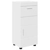 vidaXL Bathroom Cabinet Set TULUM White 14.57 x 12.40 x 32.28 in