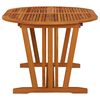 vidaXL Garden Table Natural Wood Solid Eucalyptus Wood Large Extendable