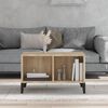 vidaXL Coffee Table Sonoma Oak Engineered wood Compact Coffee Table