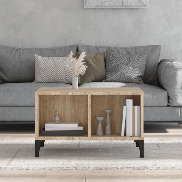 vidaXL Coffee Table Sonoma Oak Engineered wood Compact Coffee Table