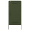 vidaXL Sideboard Set of 2 Olive Green Cold-rolled Steel Medium