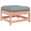 vidaXL Garden Footstool Grey Solid Douglas wood Standard Modular