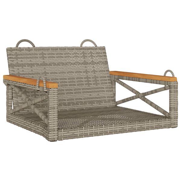 vidaXL Patio Swing Bench Gray