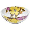 vidaXL Countertop Basin Multicolour Round Φ16.1x5.5" Ceramic