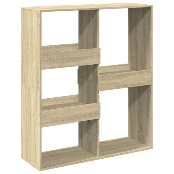 vidaXL Room Divider Sonoma Oak Engineered Wood Medium Room Divider