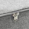 vidaXL Storage Boxes 2 pcs  Fabric 27.6x15.7x7.1" Grey