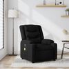 vidaXL Massage Recliner Chair Black